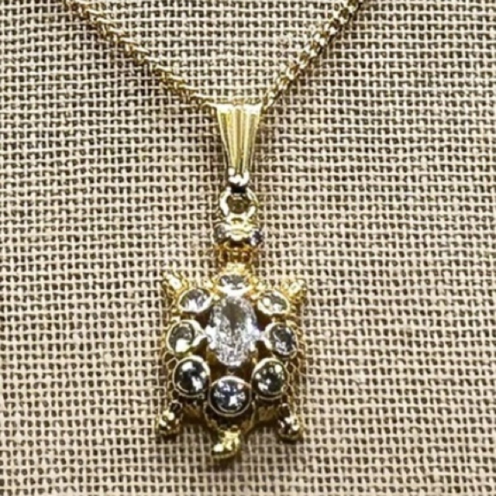 NWOT Gold filled Turtle earrings and necklace set ❤️ - Picture 11 of 12